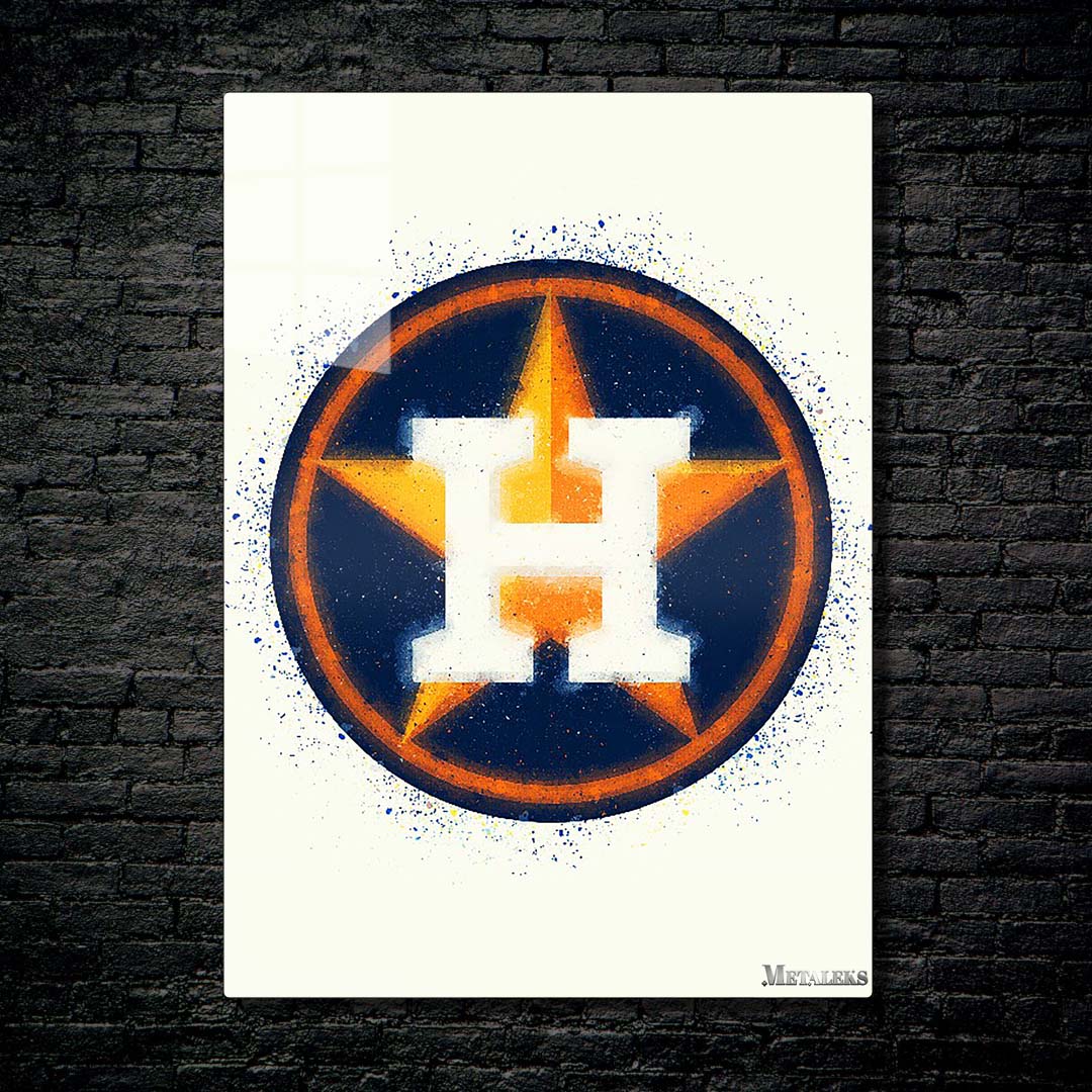 Houston Astros Watercolor