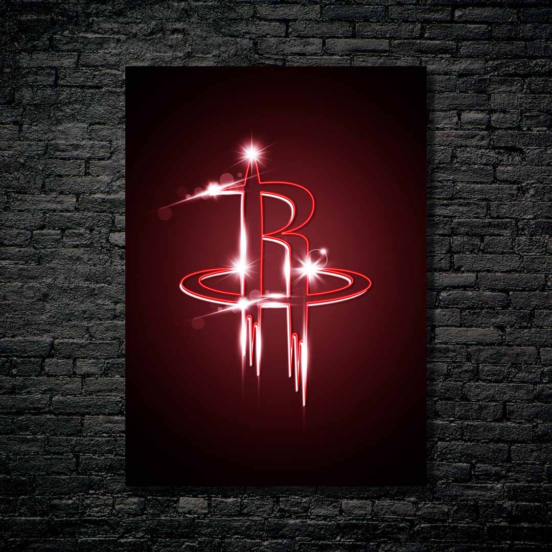 Houston Rockets Neon