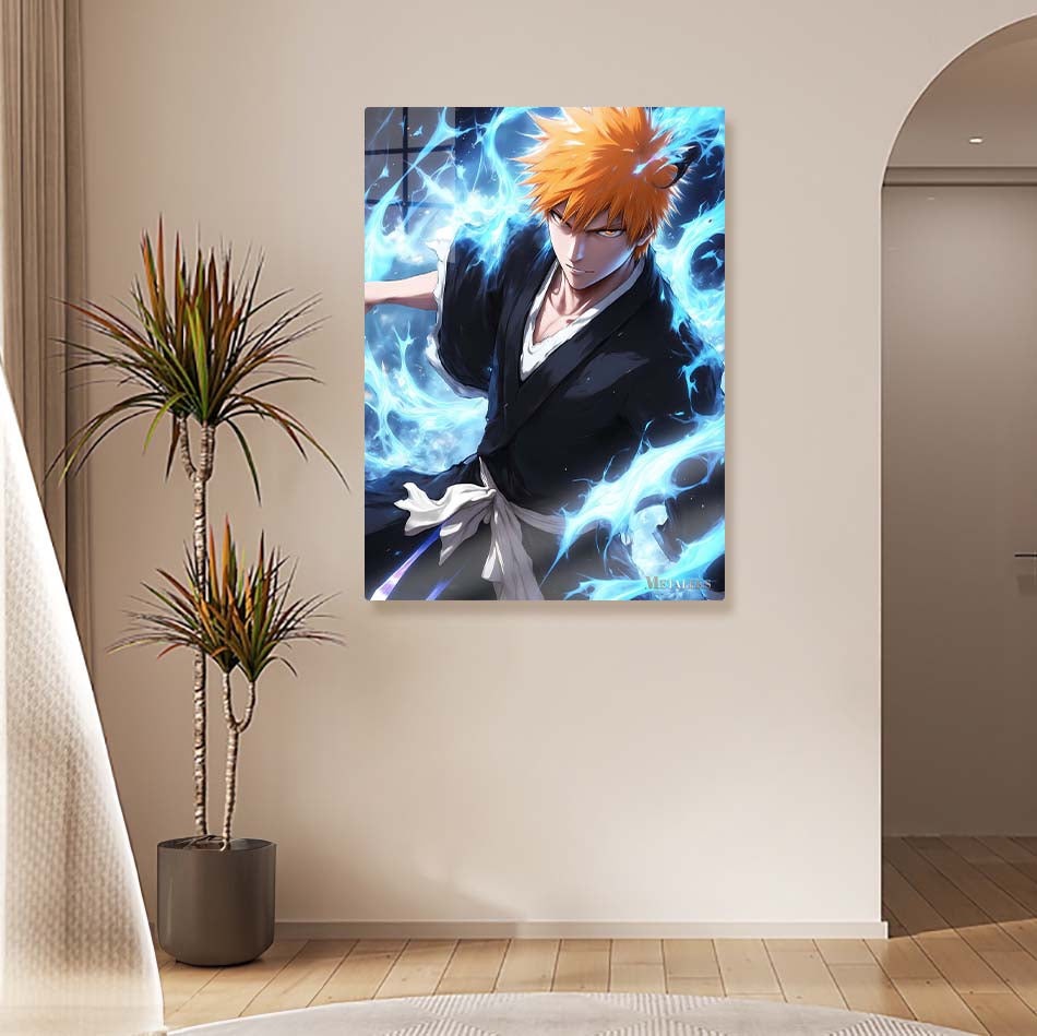 Ichigo Kurosaki Blue Flames