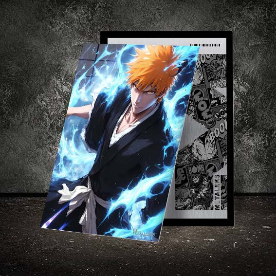 Ichigo Kurosaki Blue Flames