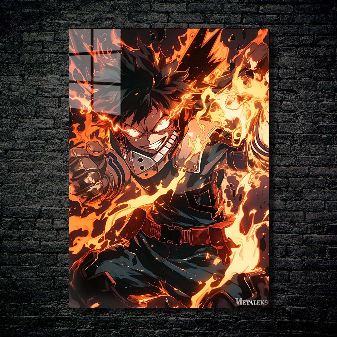 Izuku Midoriya Fire | My Hero Academia