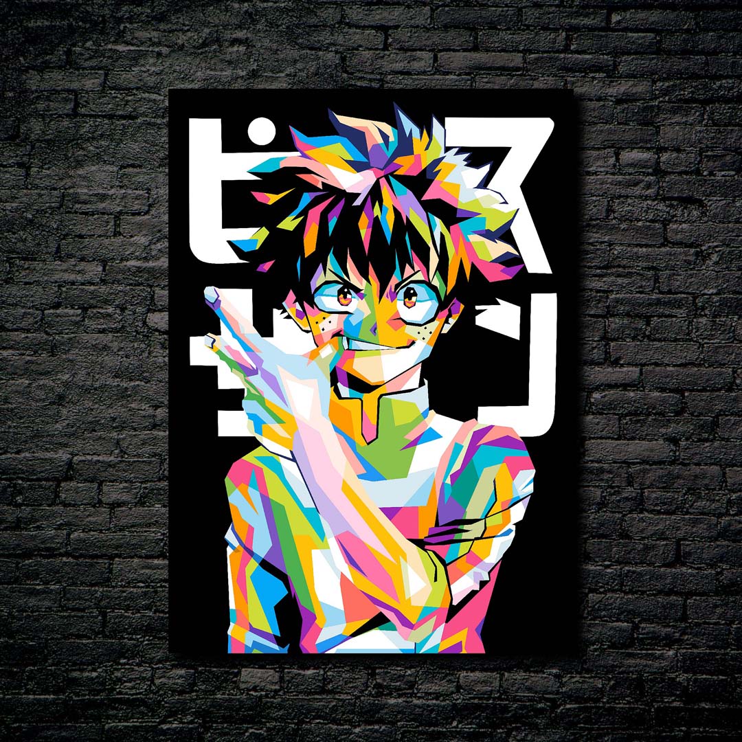 Izuku Midoriya in WPAP Style