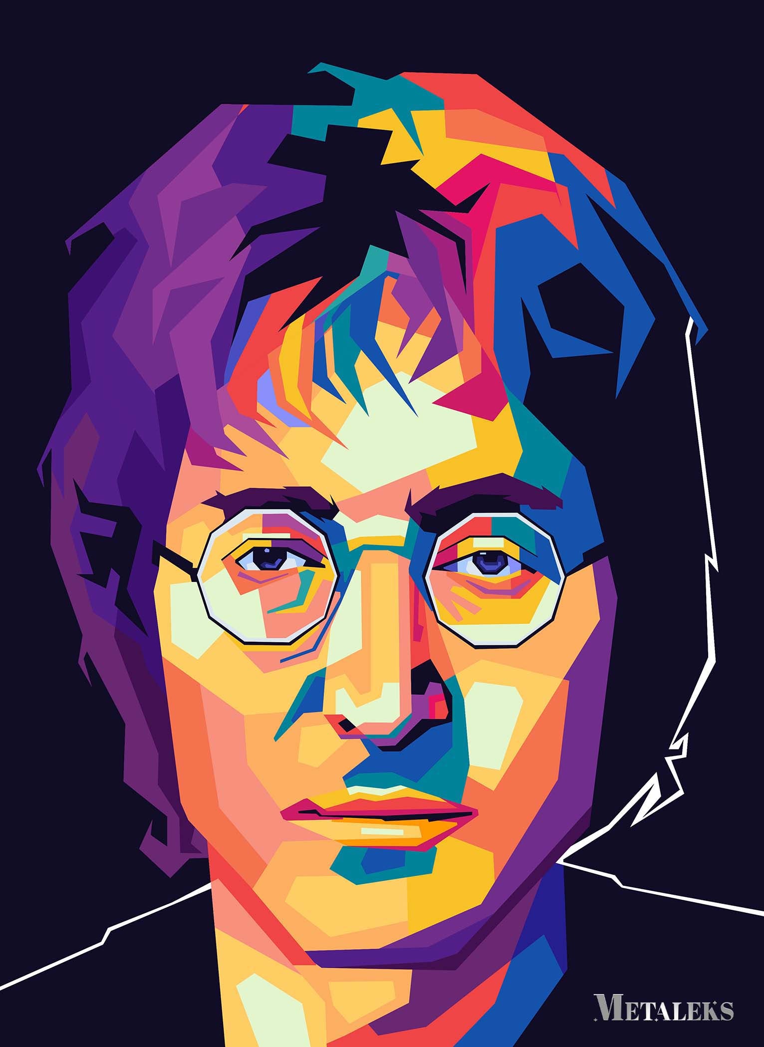 Jhon Lennon wpap popart