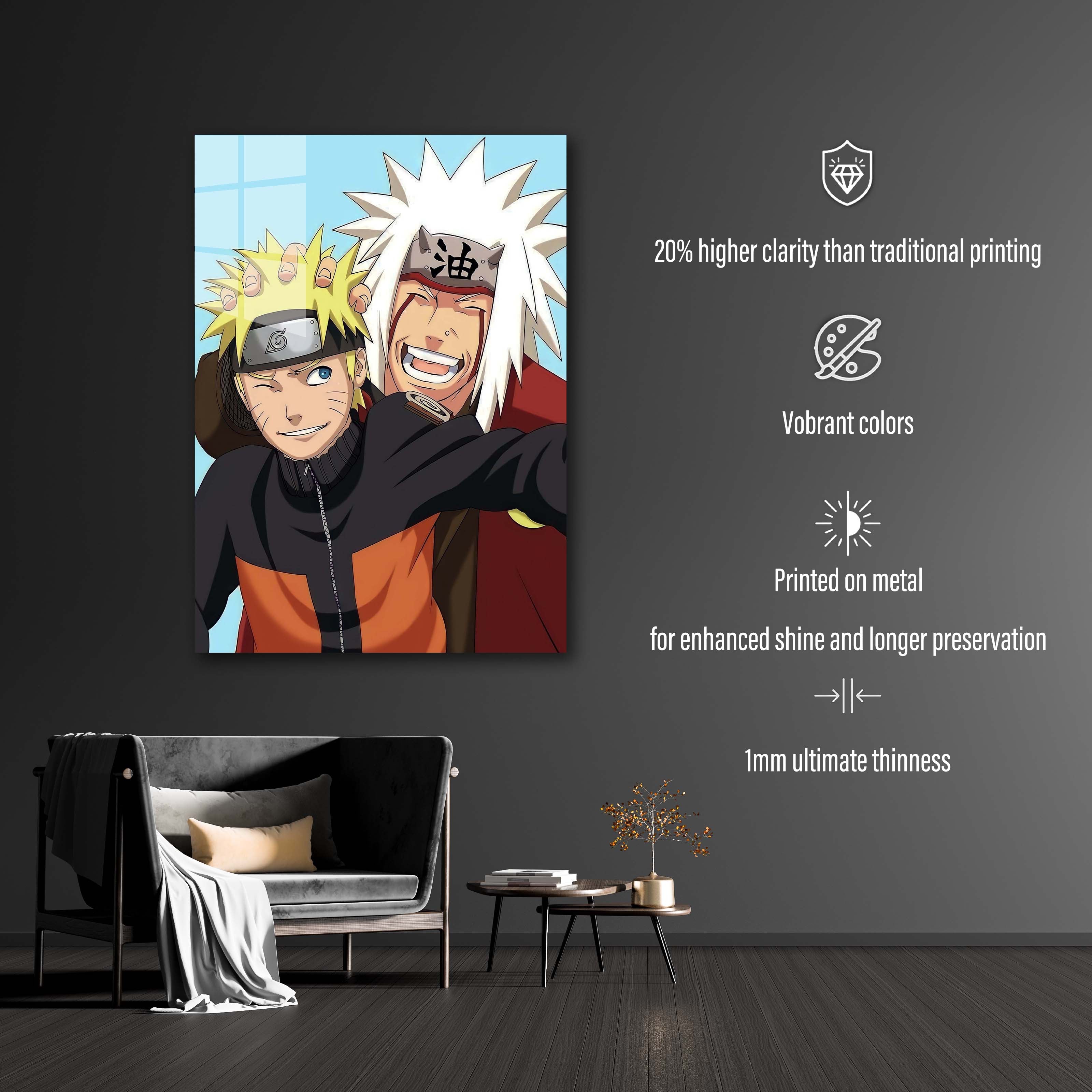 Jiraiya and Naruto