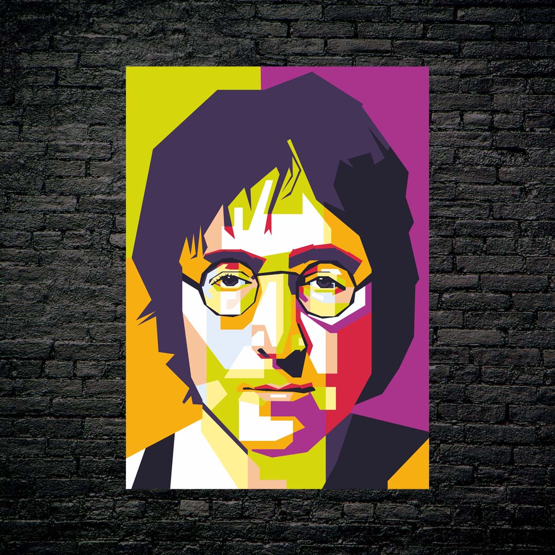 John Lennon Pop Art Style