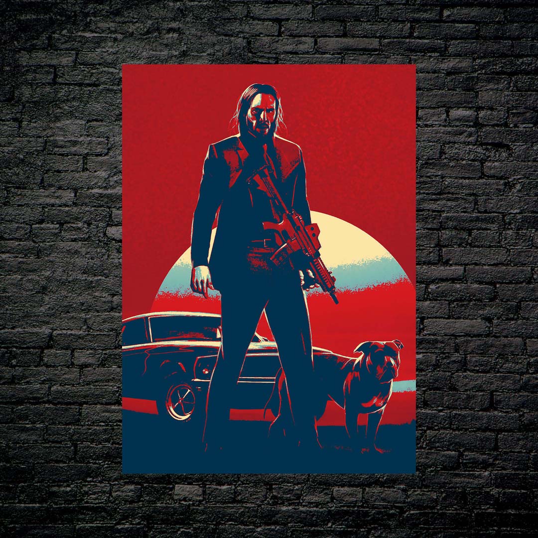 John Wick Pop Art