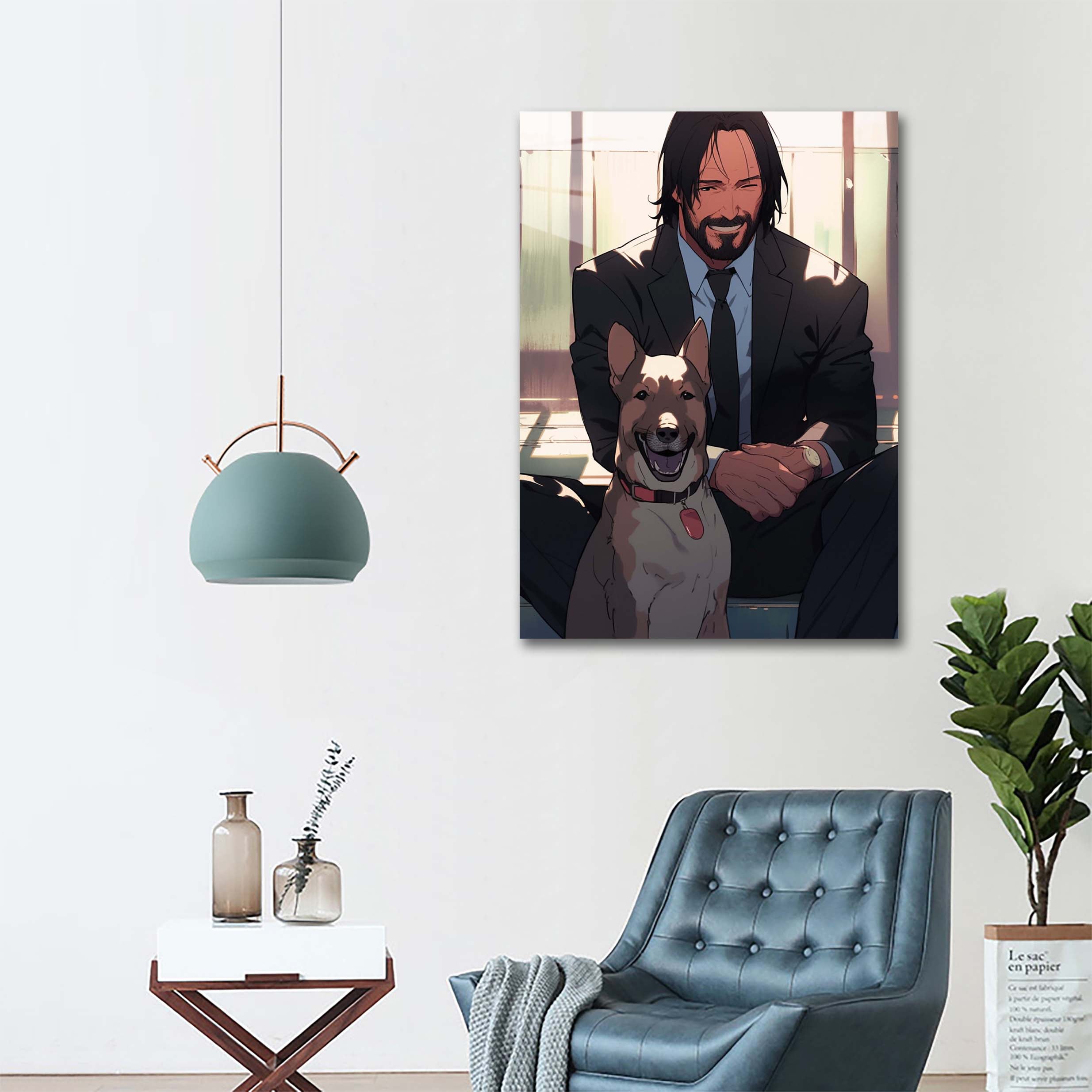 John Wick and dog (2)