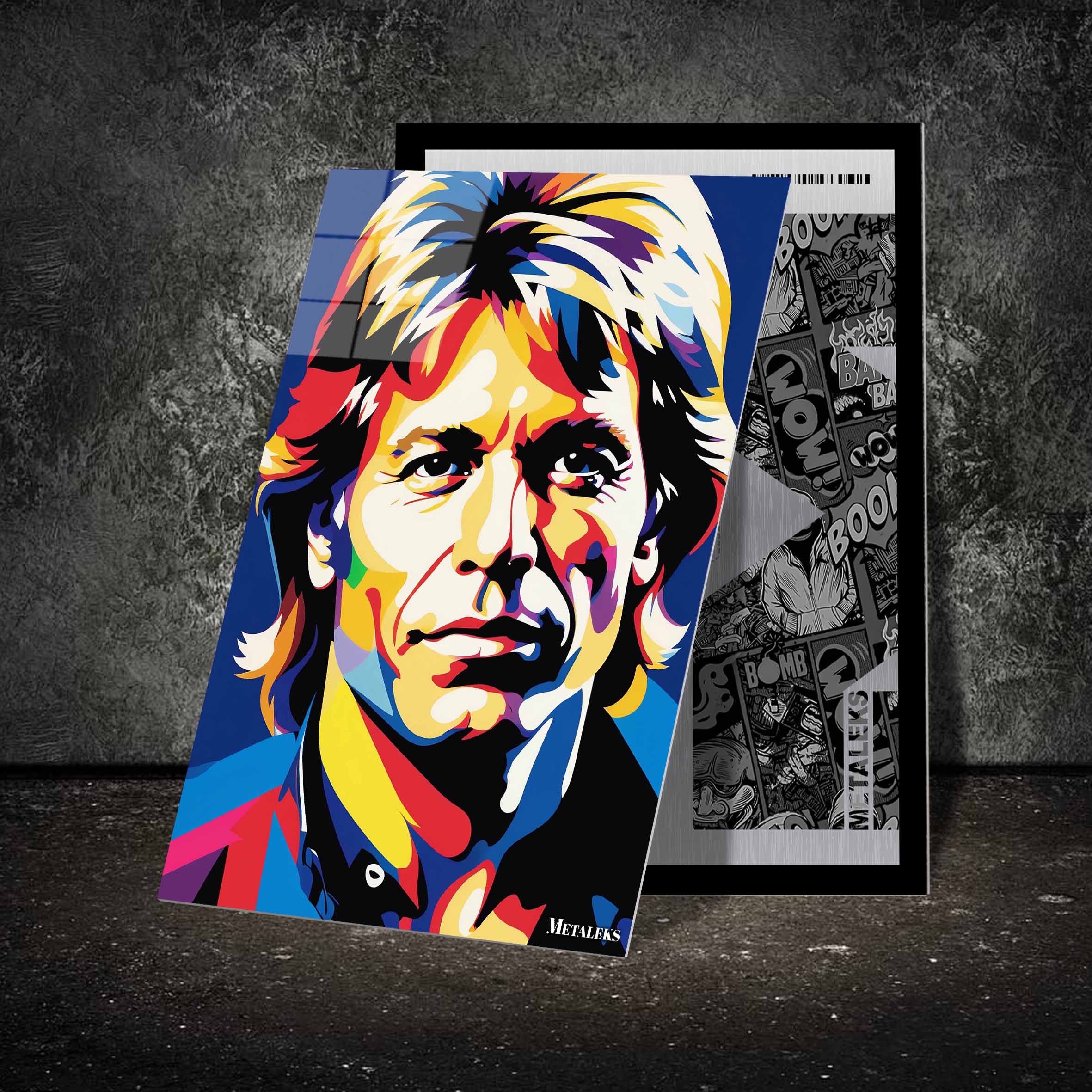 Jon Bon Jovi Pop art-designed by @Owl design