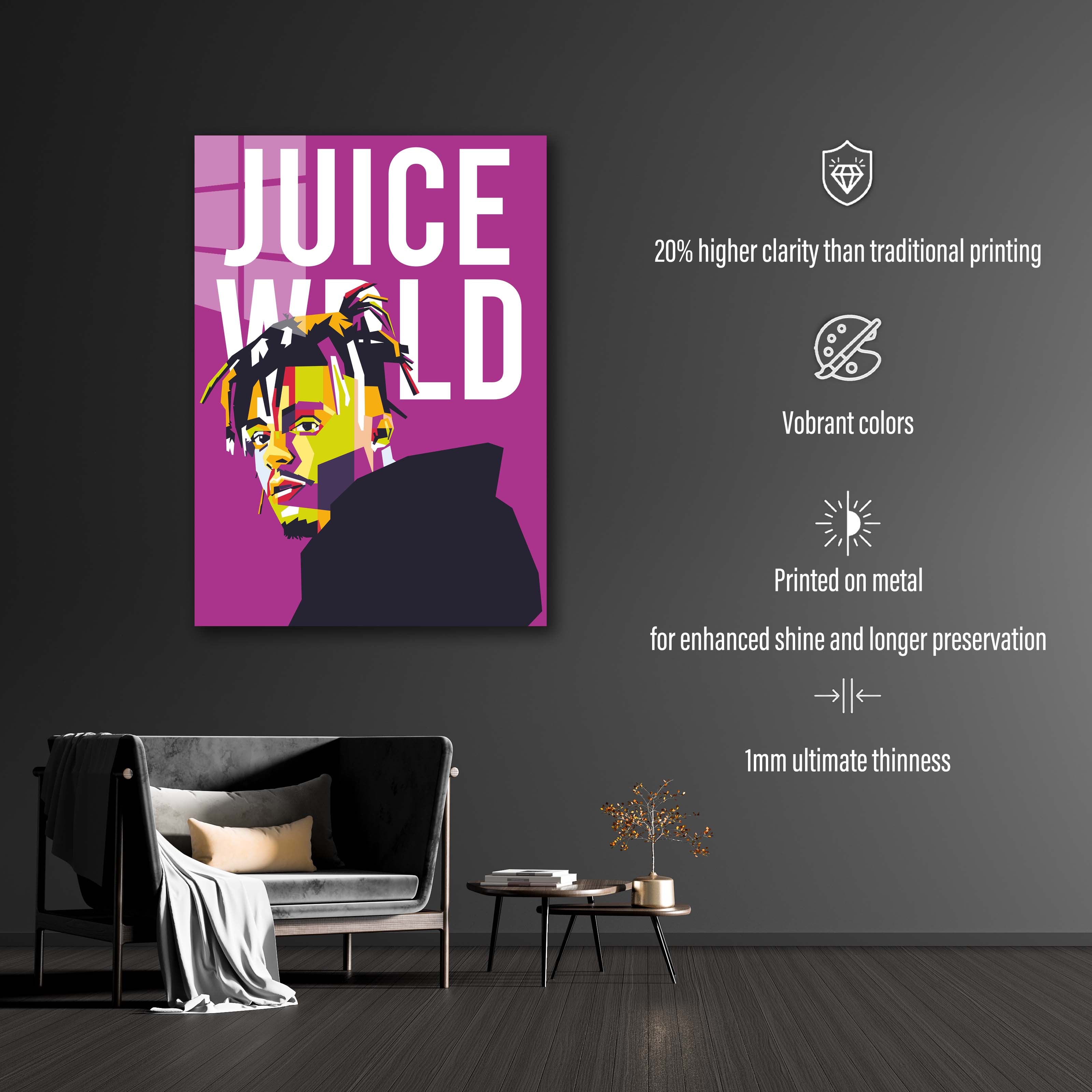 Juice WRLD Pop Art Style