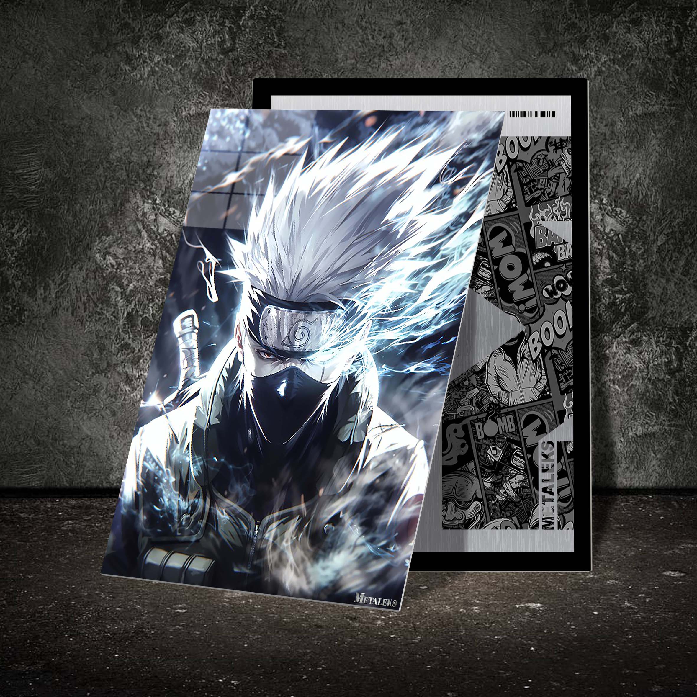 Kakashi Hatake Blue Artwork-Artwork by @BaisArt