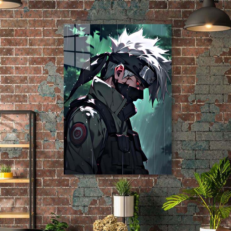 Kakashi hatake in rain from naruto shippuden