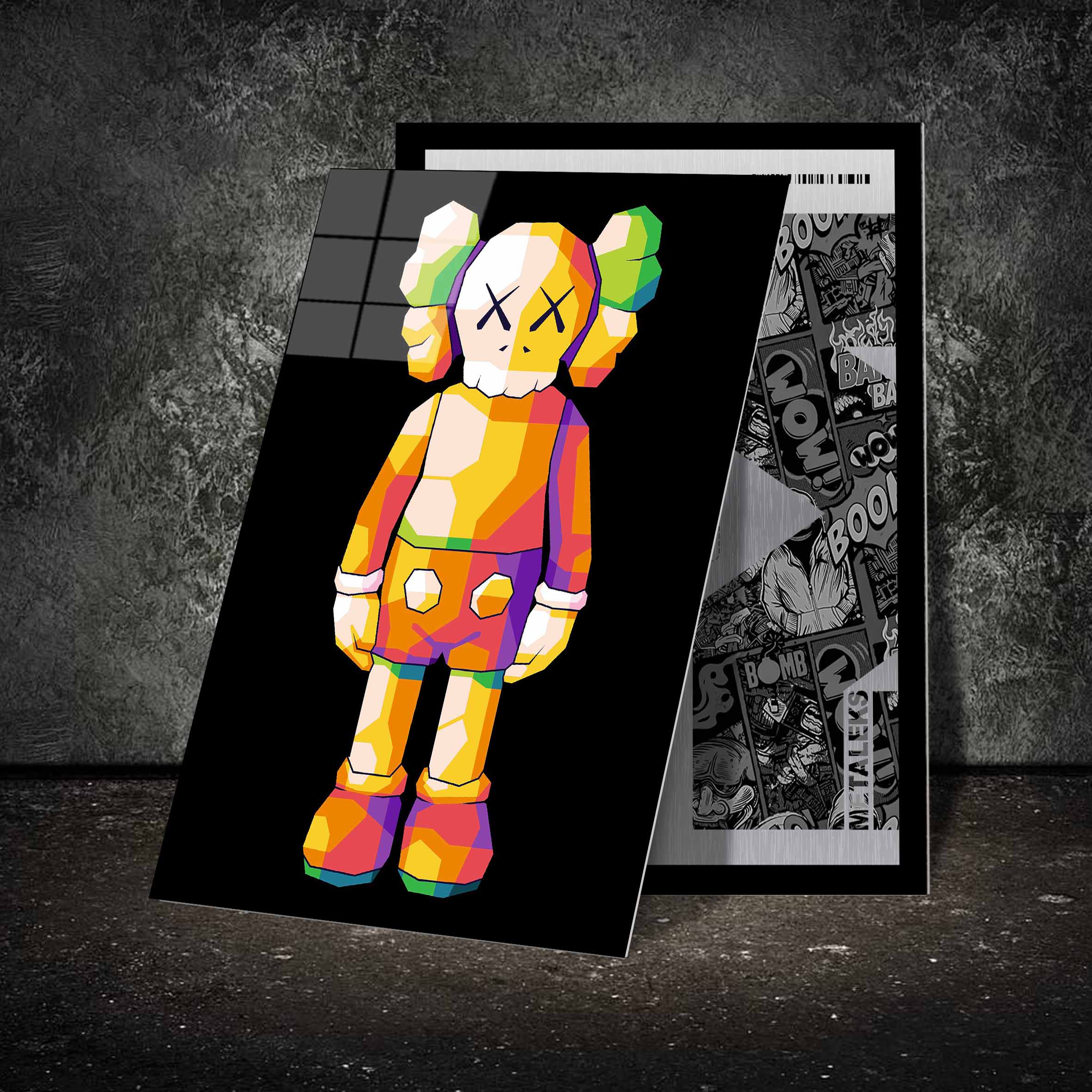 Kaws Pop art design