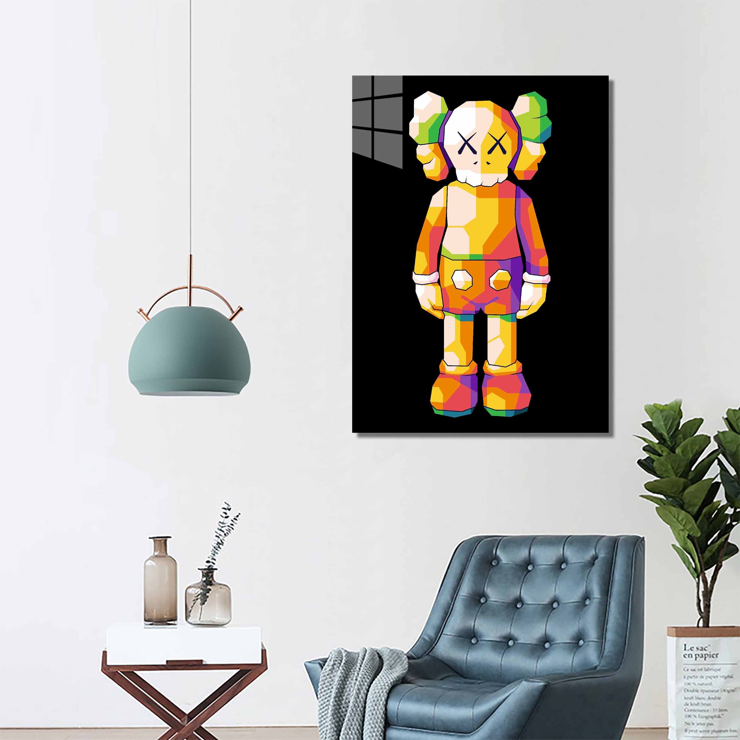 Kaws Pop art design