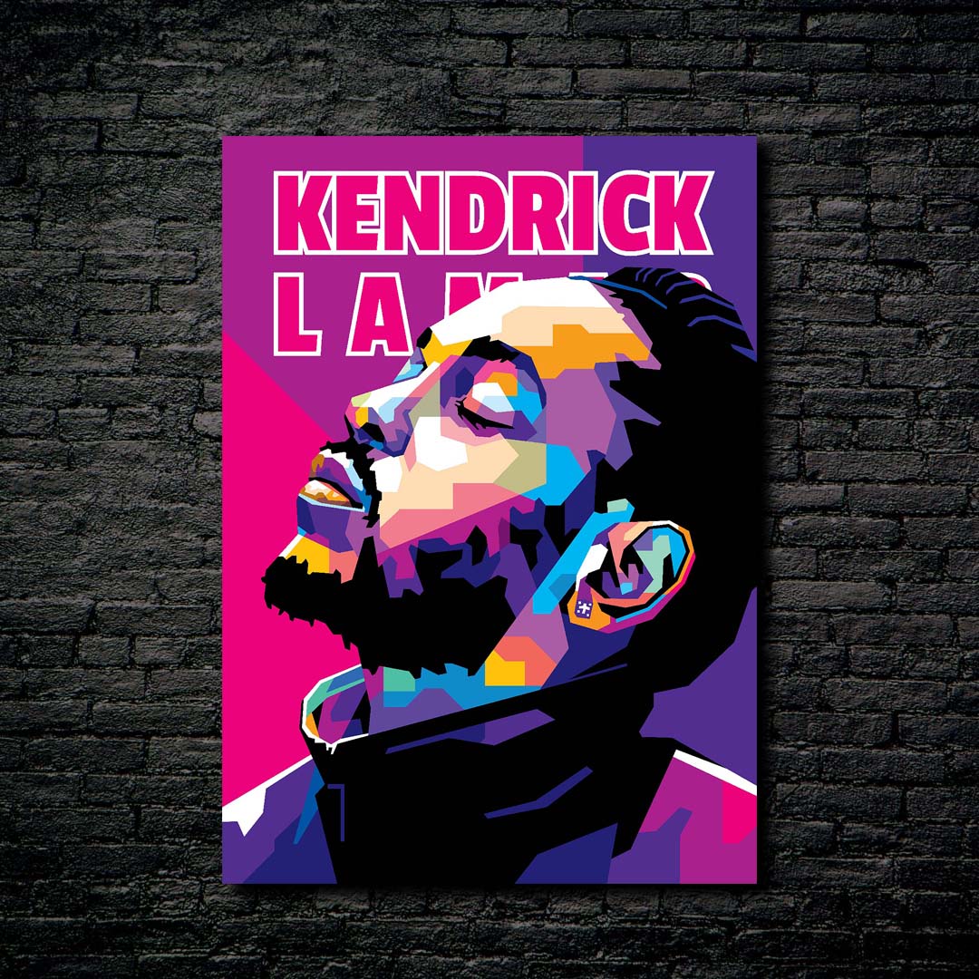 Kendrick Lamar in WPAP Style