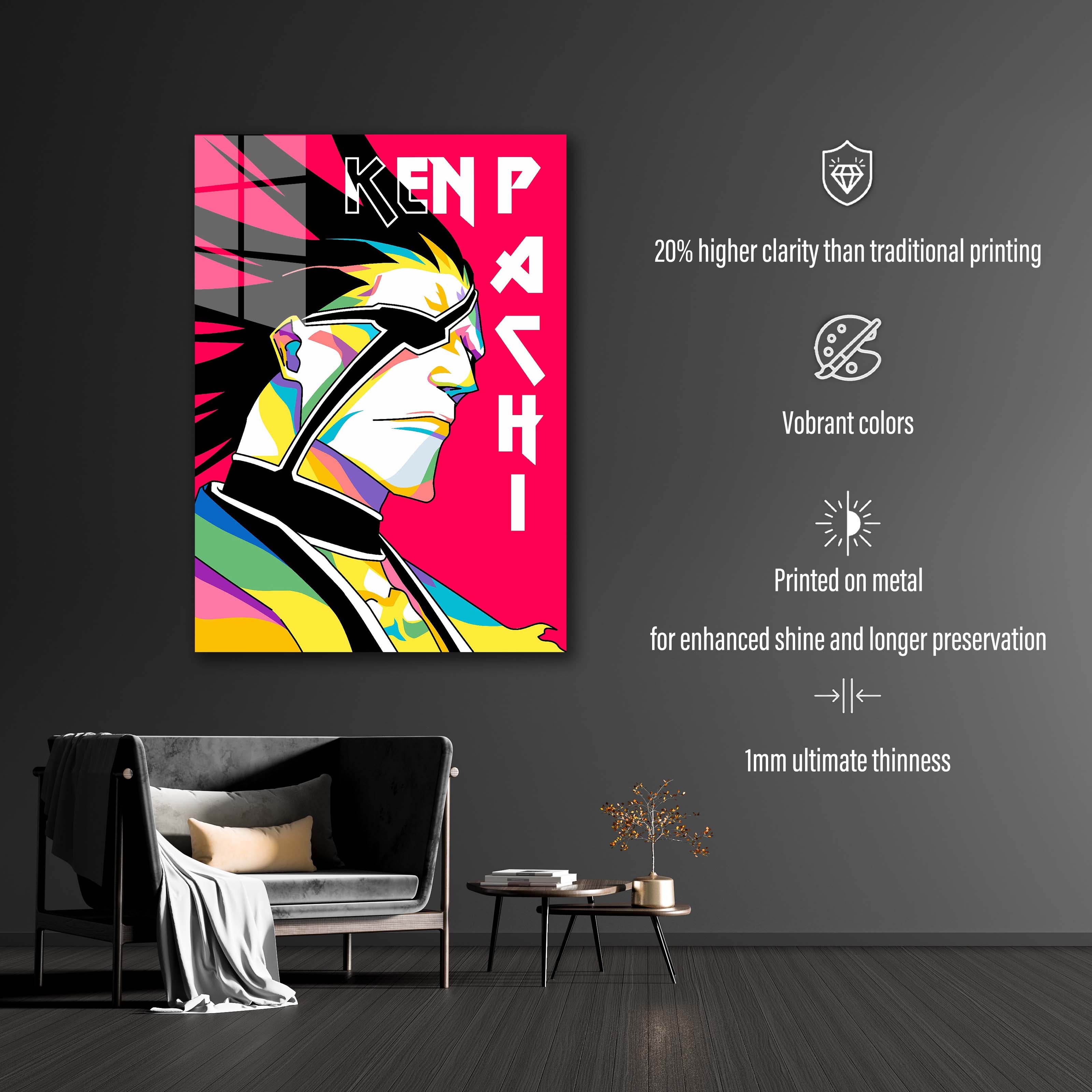 Kenpachi in WPAP Style