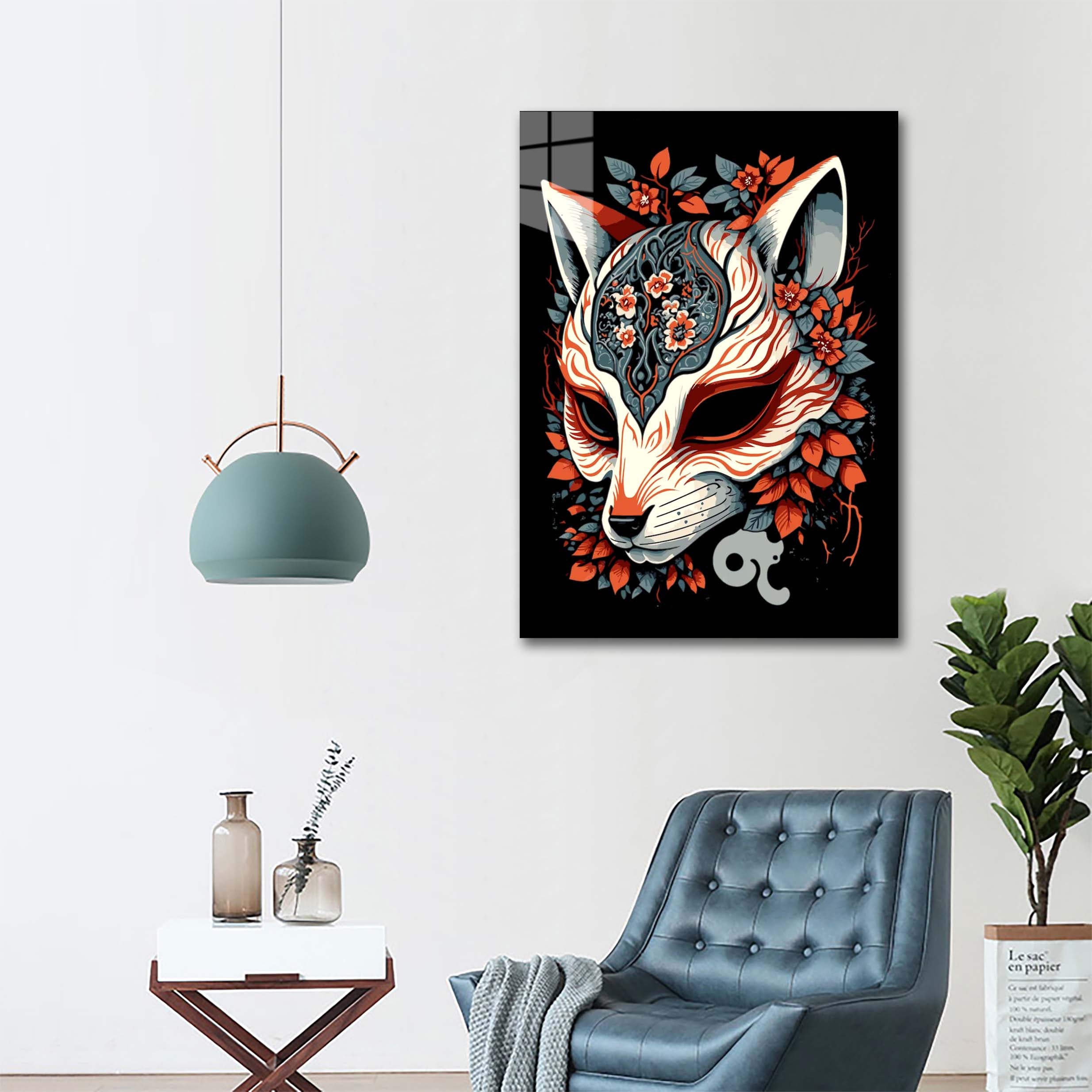 Kitsune Mask Japan art