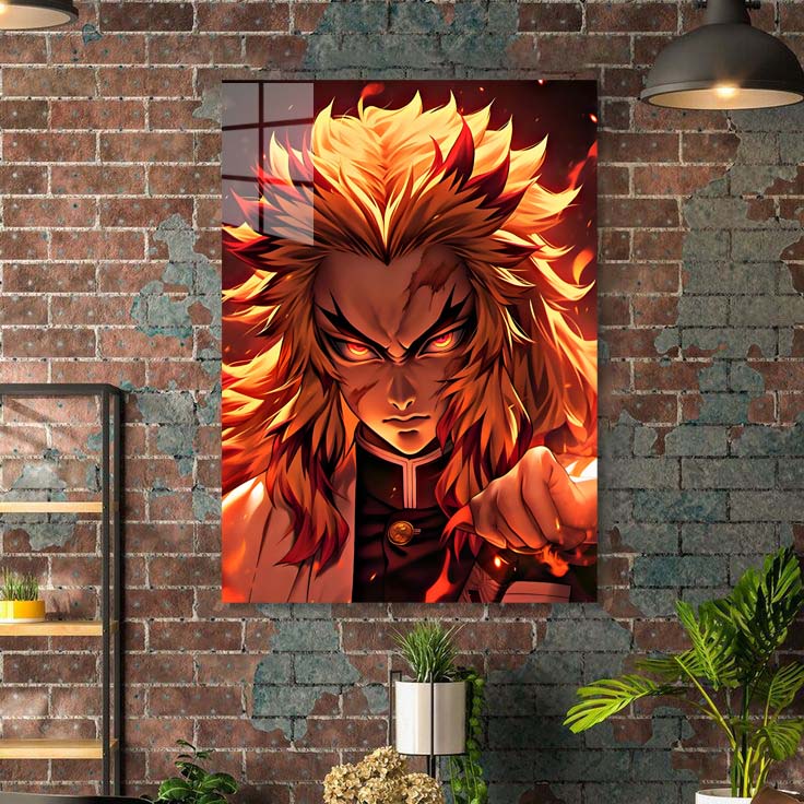 Kyojuro rengoku - flame hashira from demon slayer