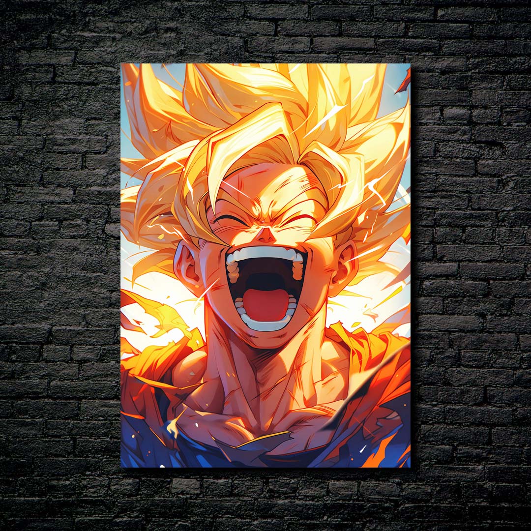 Laughing Goku