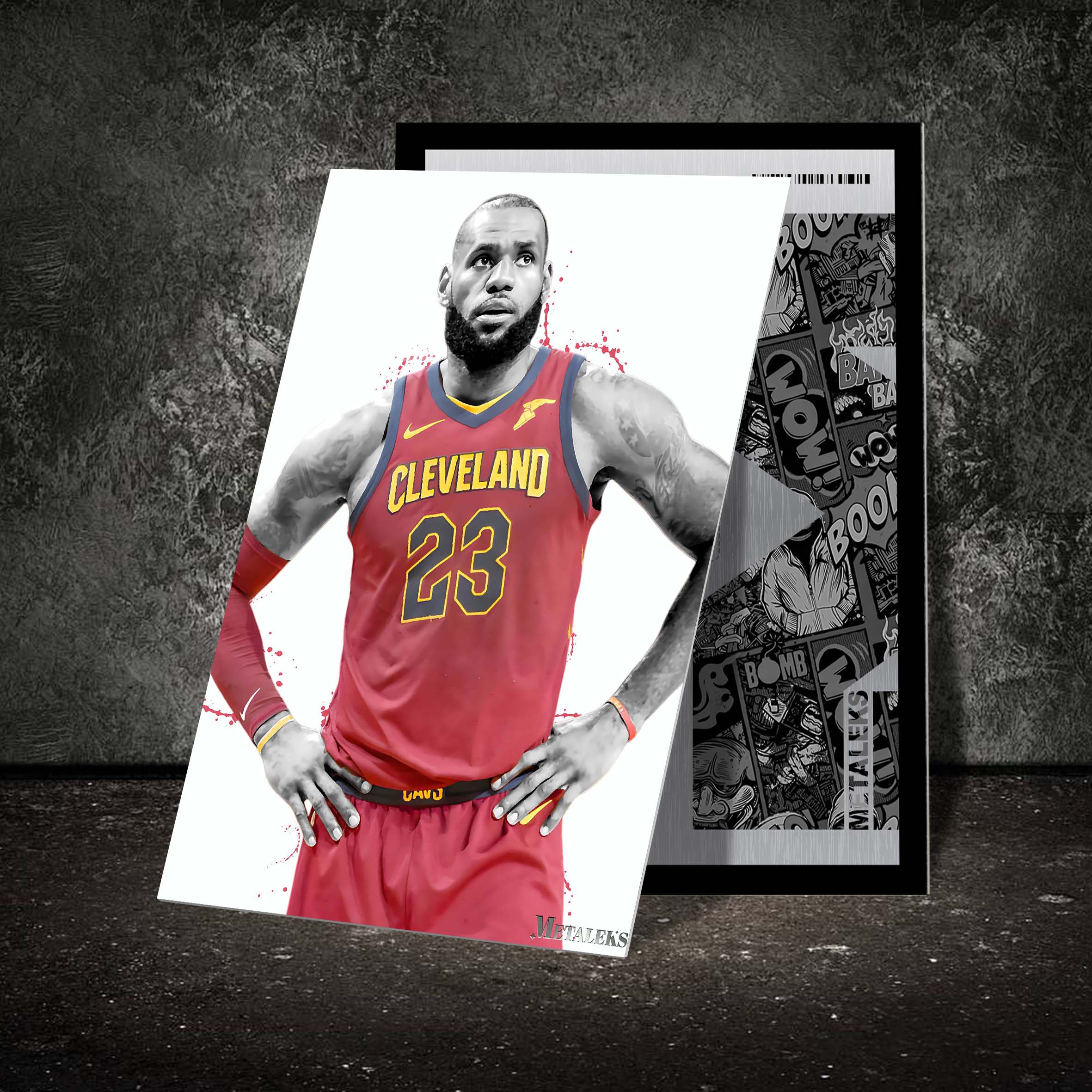 LeBron James Cleveland Cavaliers Graffiti