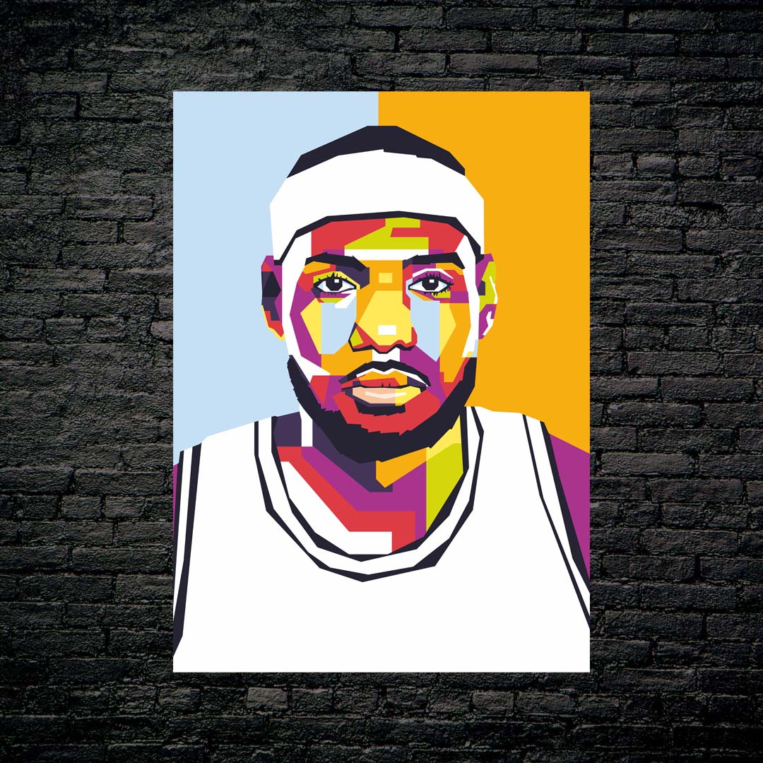 Lebron James Pop Art Style