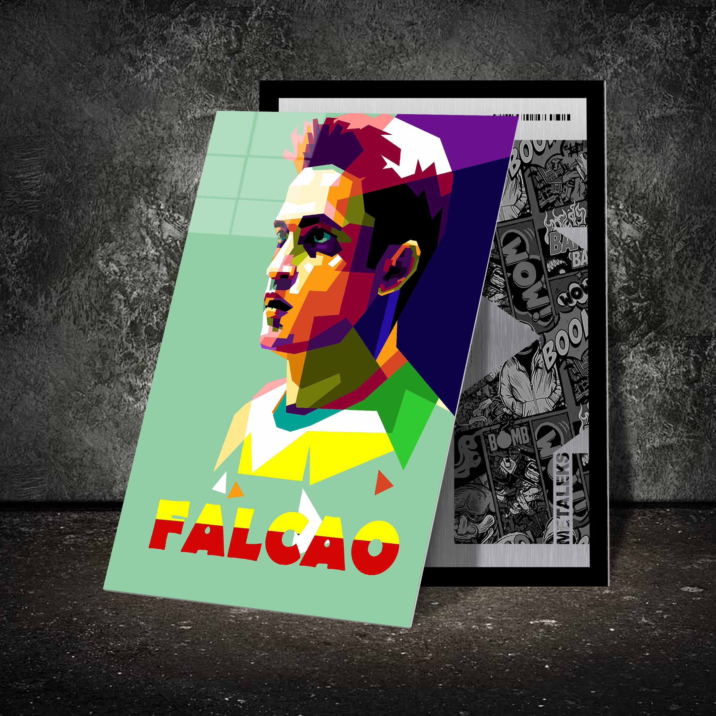 Legend futsal brazil FALCAO in best trending art