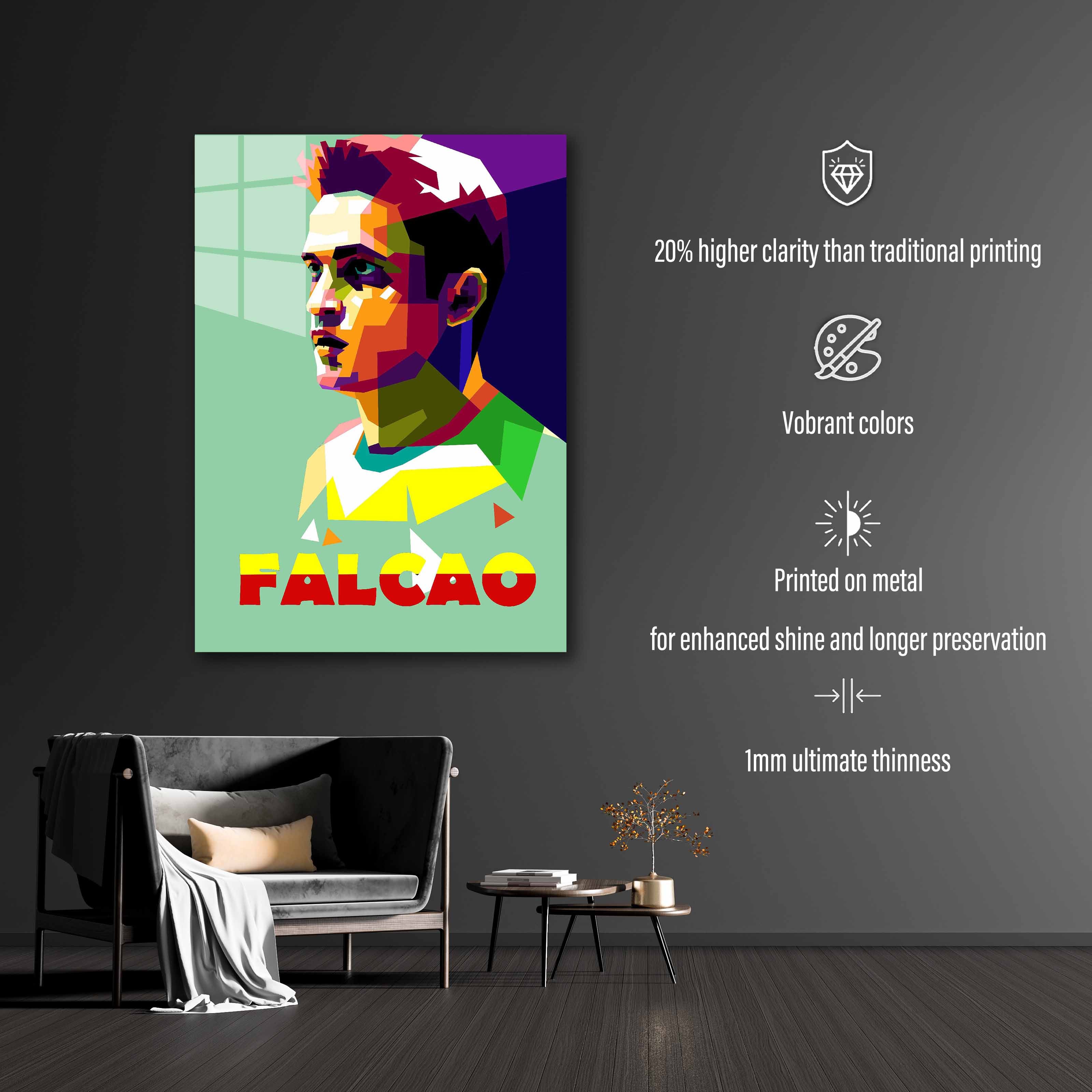 Legend futsal brazil FALCAO in best trending art