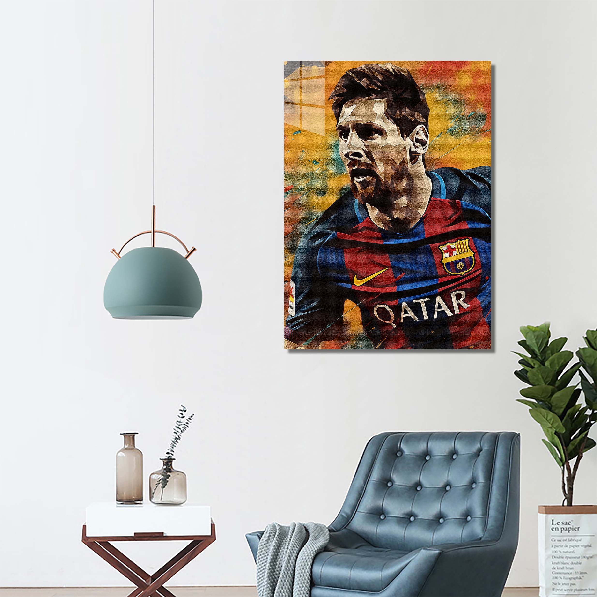 Lionel Messi Colorful