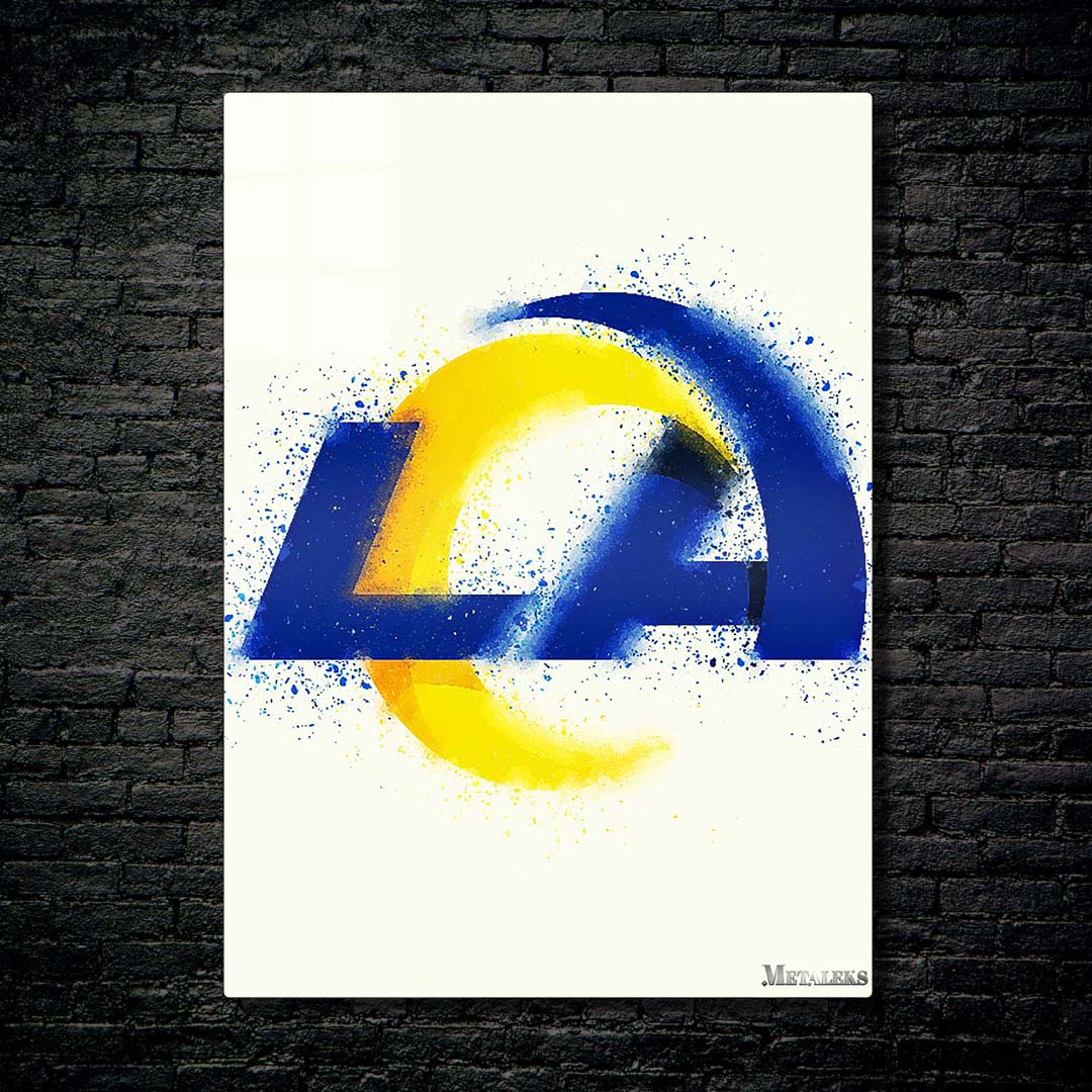 Los Angeles Rams Watercolor