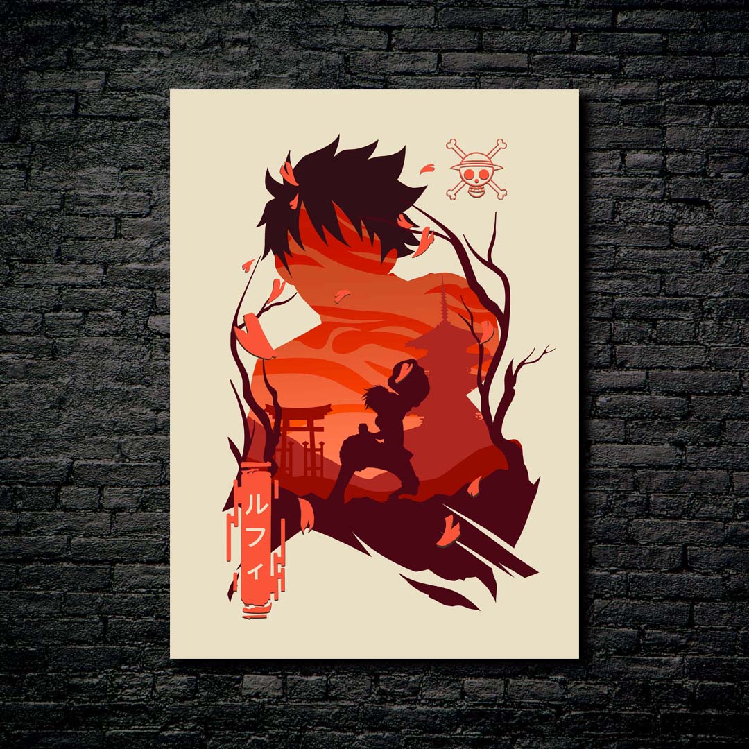 Luffy Negative Space