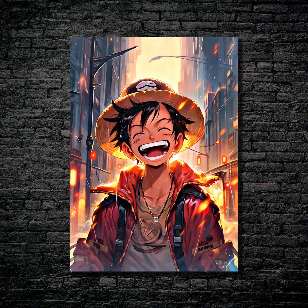 Luffy in the rain lighting