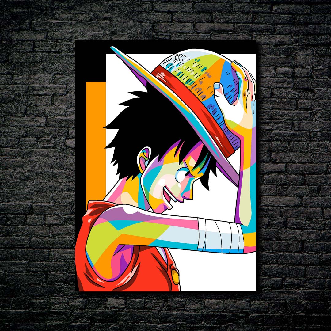 Luffy the Mugiwara in WPAP Style