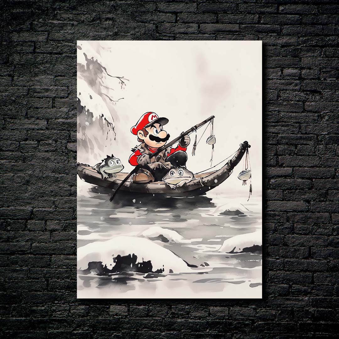 Mario Winter Fishing