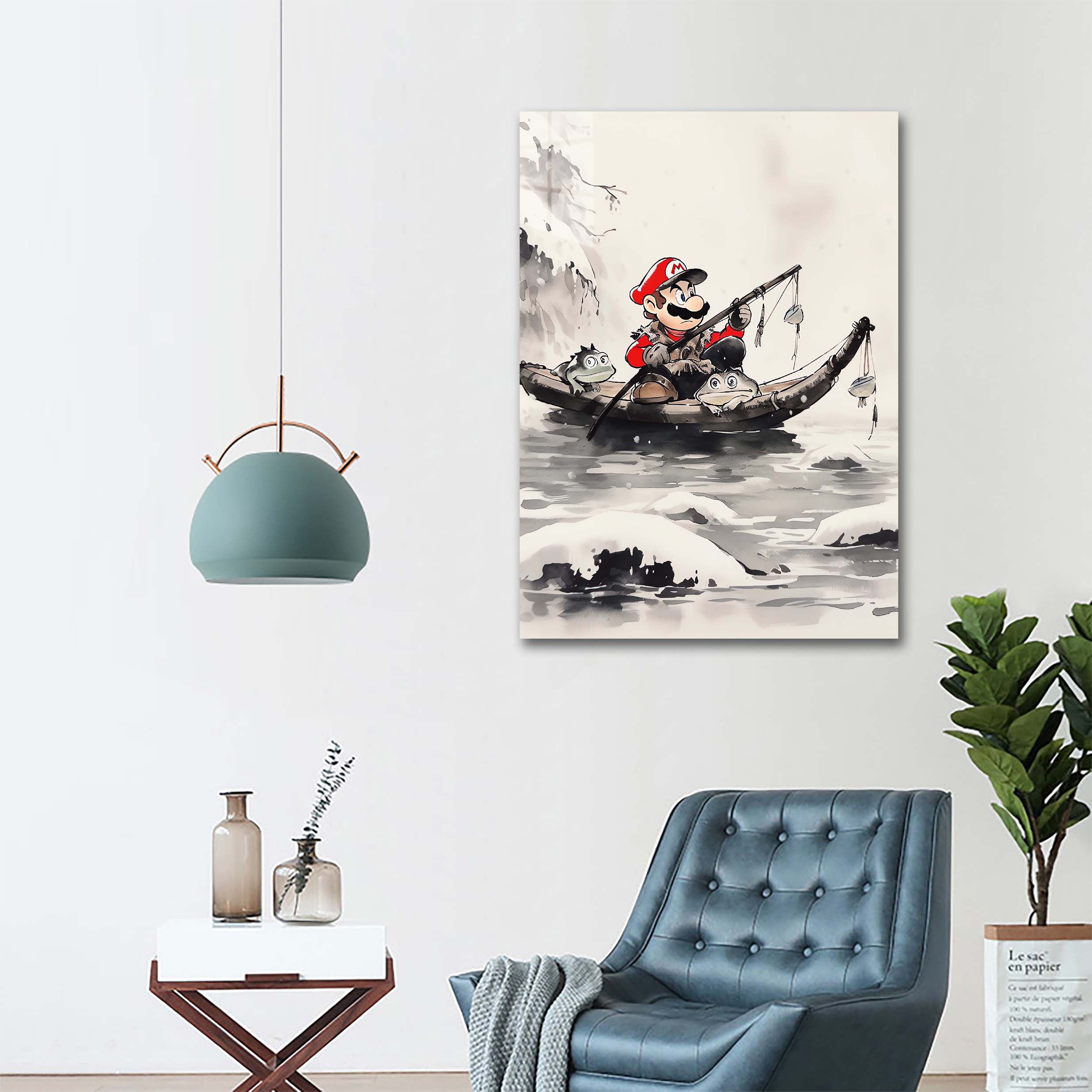 Mario Winter Fishing