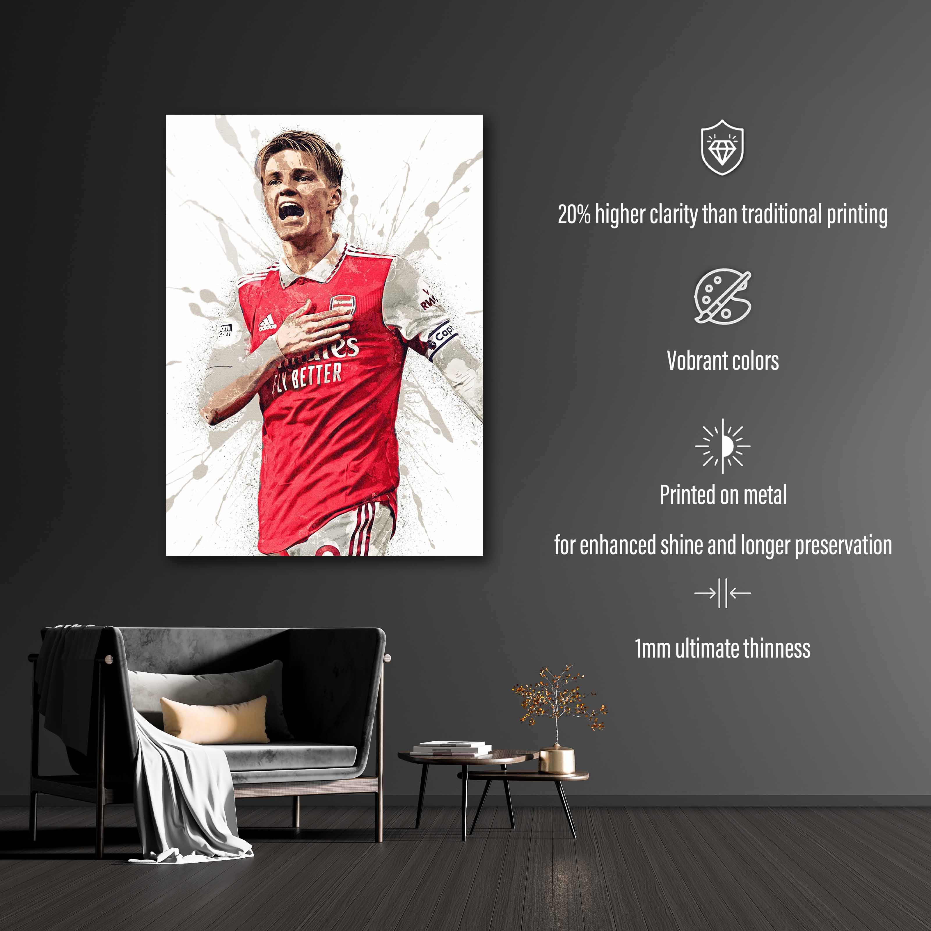 Martin Odegaard Arsenal poster