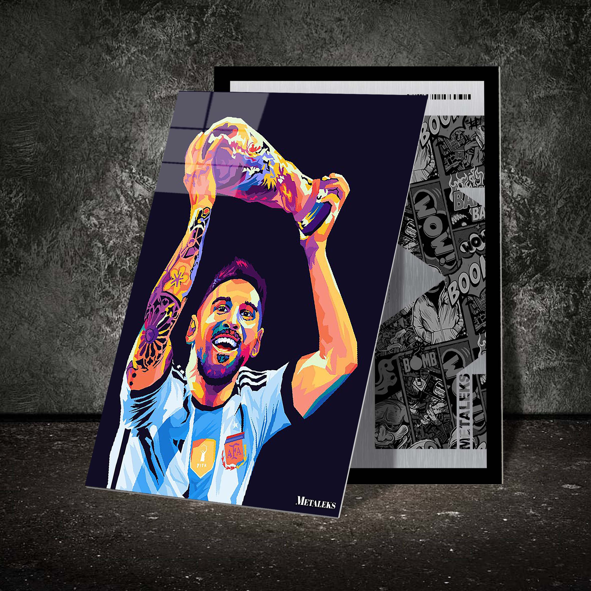 Messi In Wpap Style