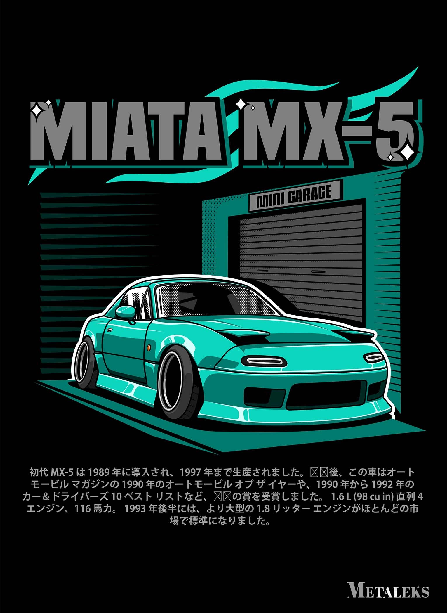 Miata MX-5 Cyan