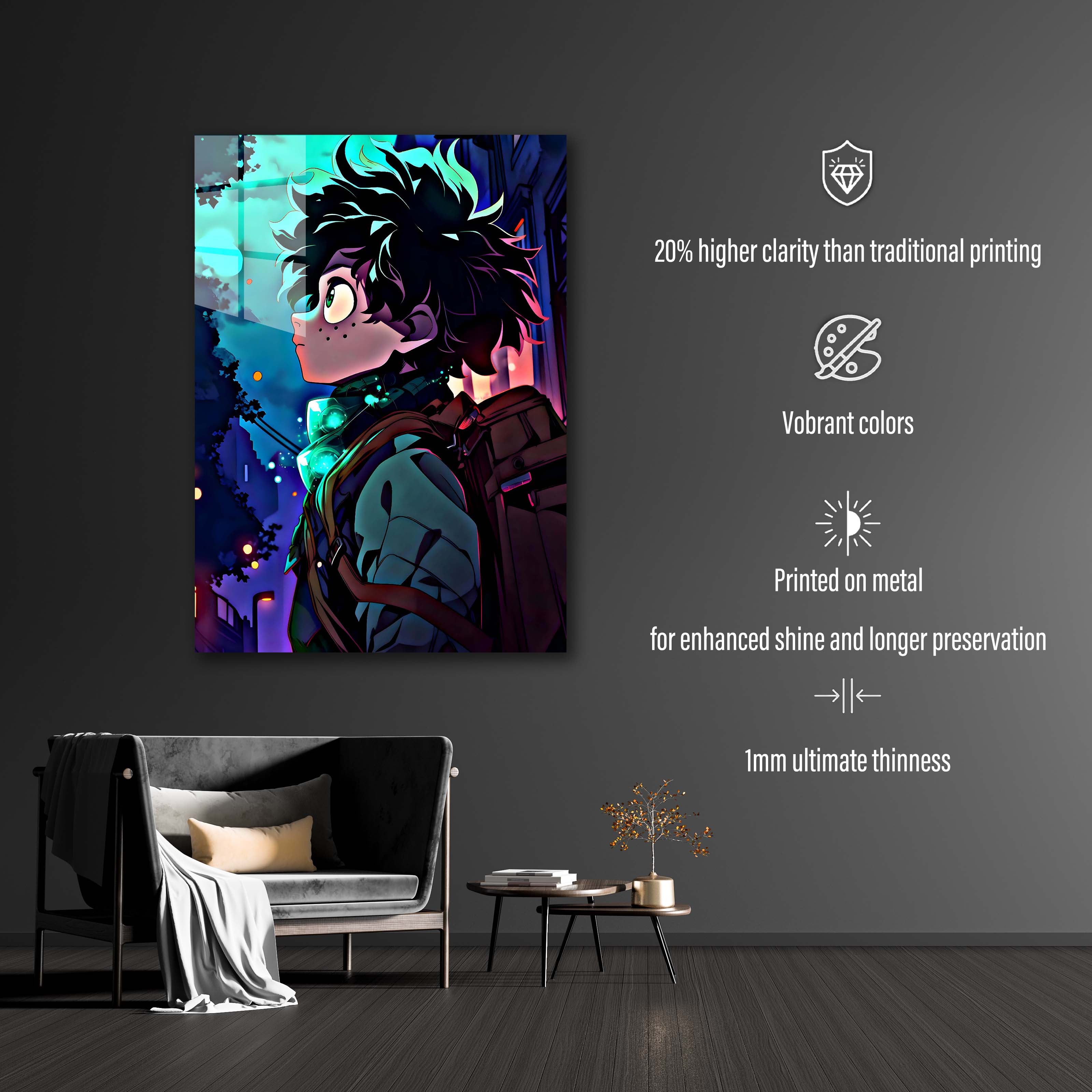 Midoriya Izuku in night MHA