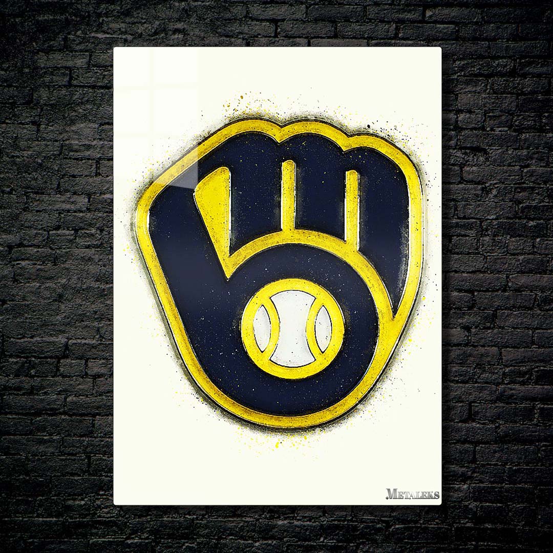 Milwaukee Brewers Watercolor