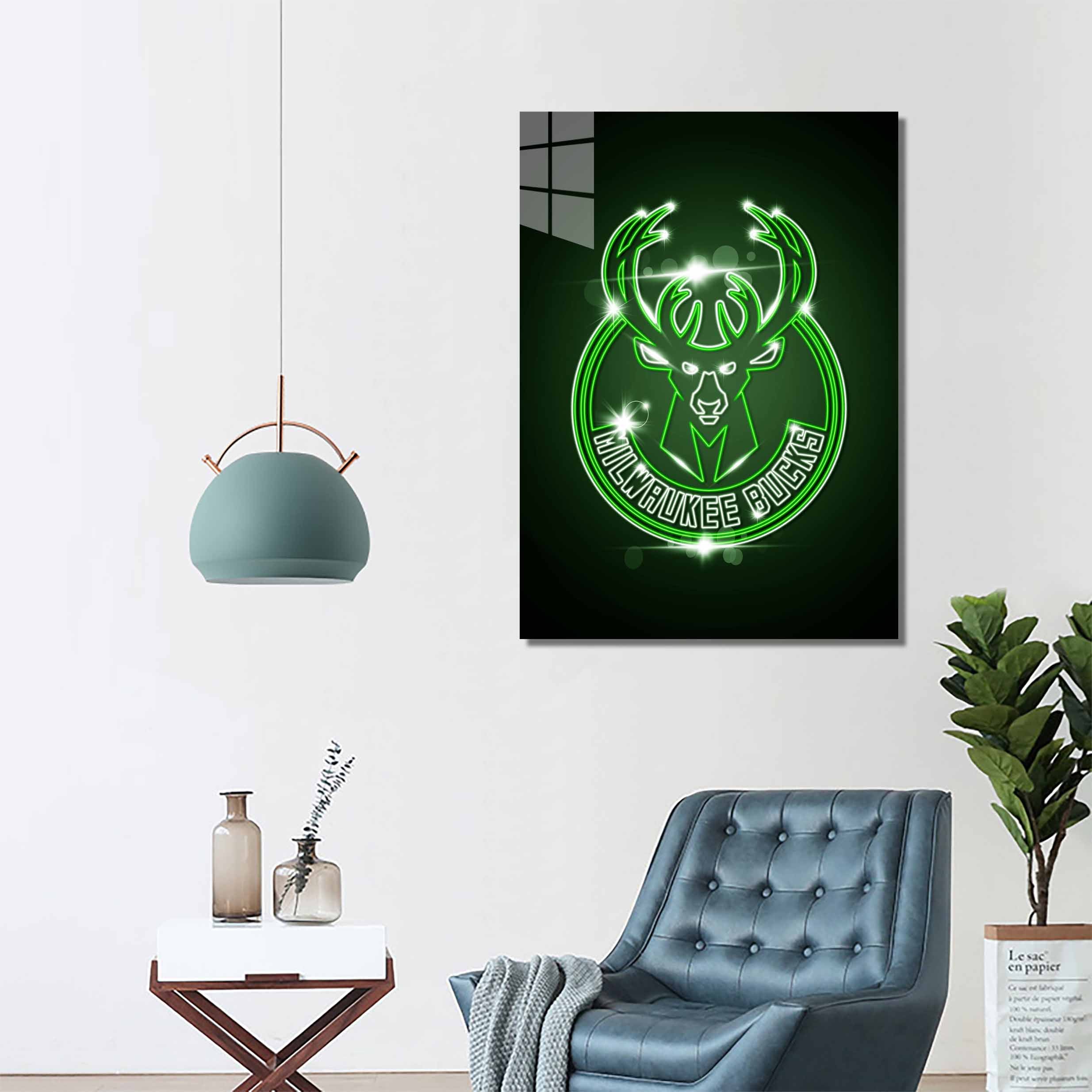 Milwaukee Bucks Neon