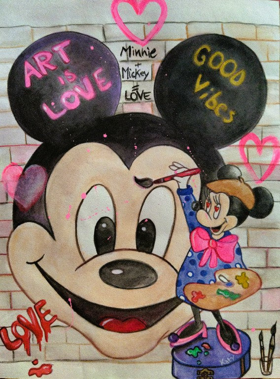 Minnie Pop Artist	- ARTWORK BY katysart.artist