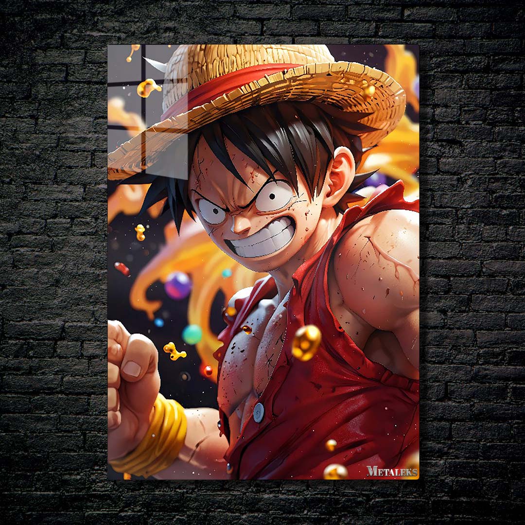 Monkey D. Luffy in Polka Trash Style