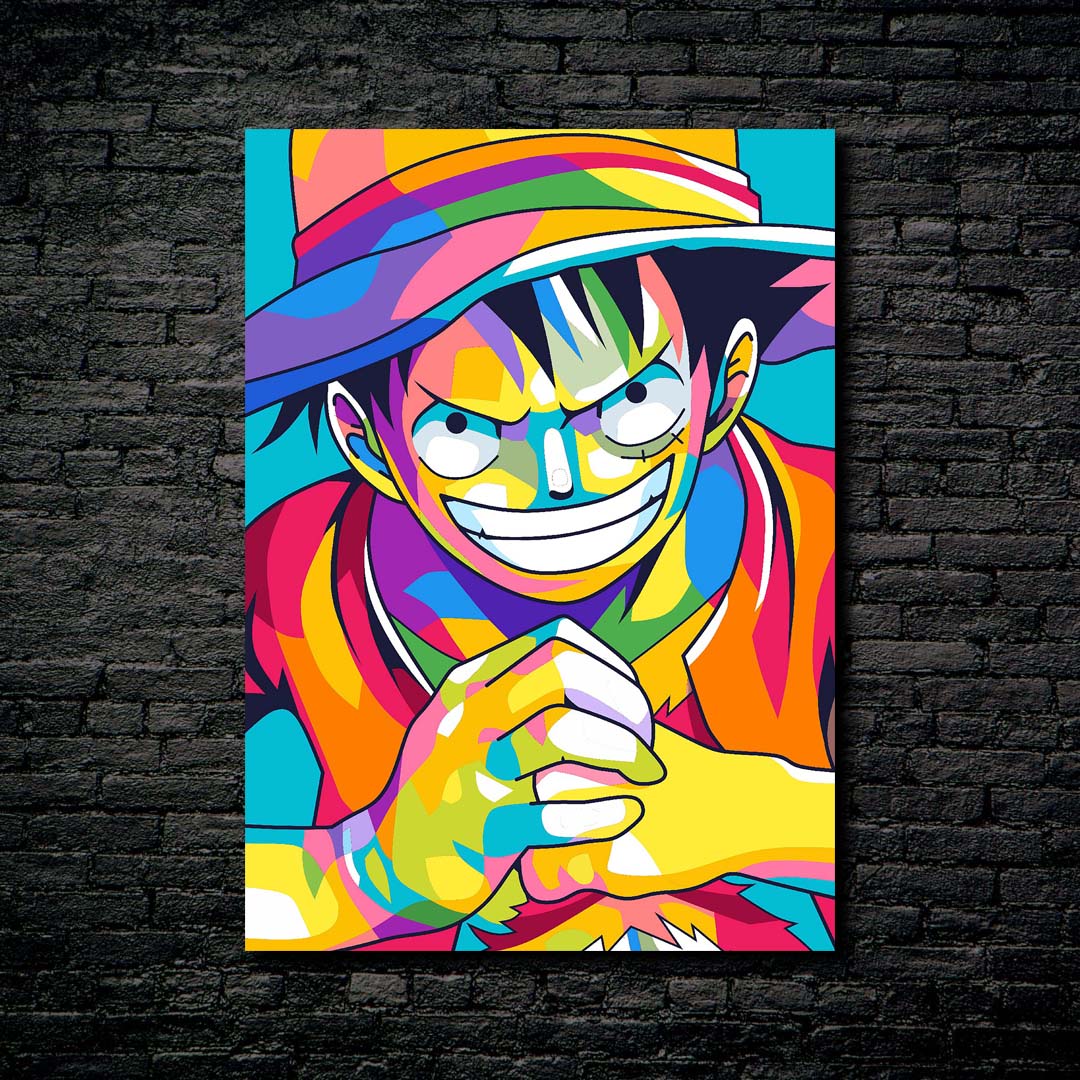 Monkey D. Luffy in WPAP Style