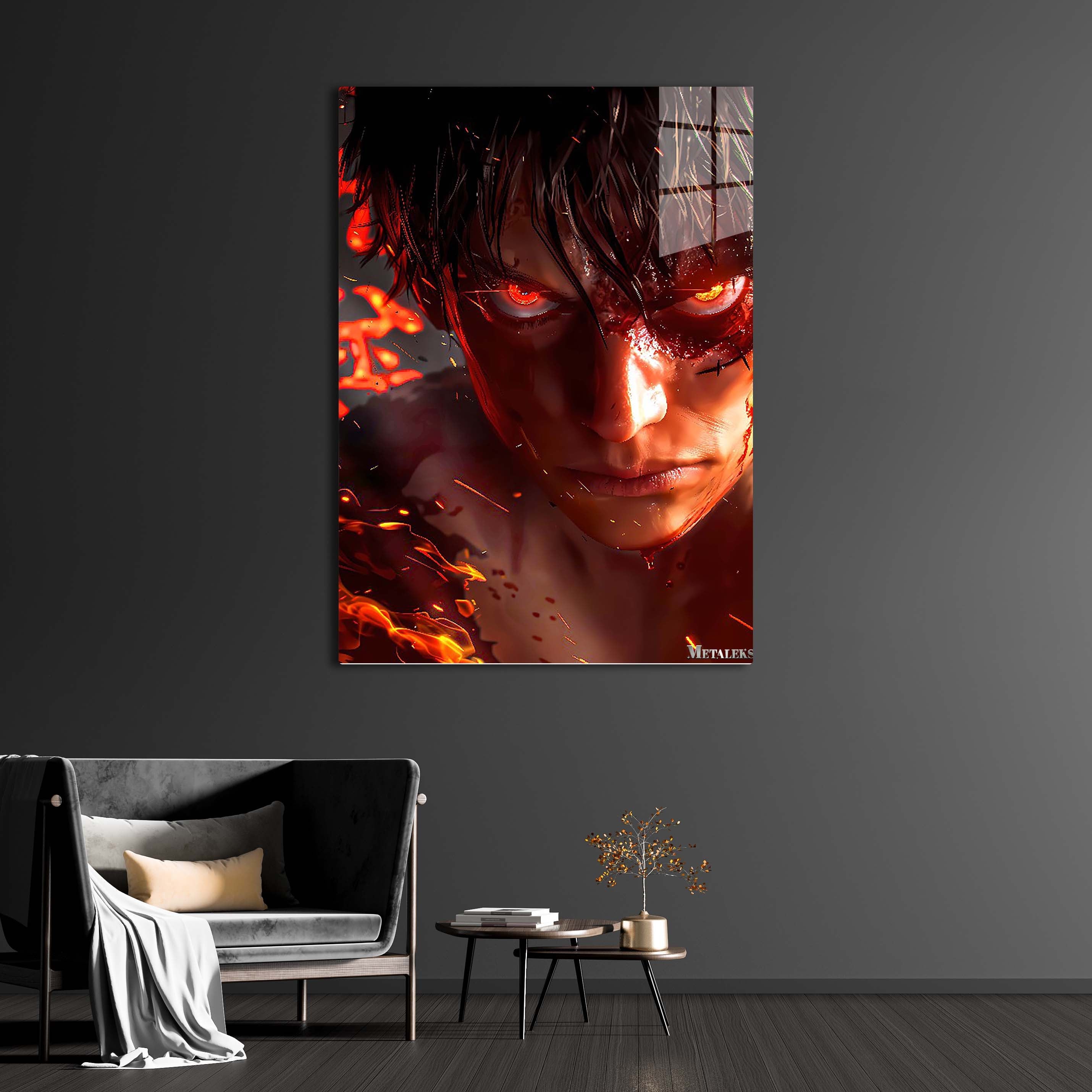 Monkey D Luffy Red Poster