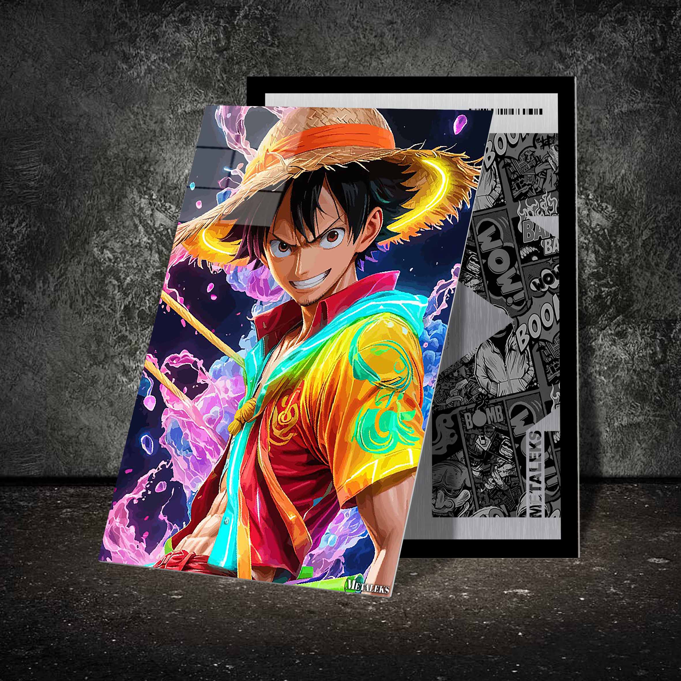 Monkey d luffy colorful theme