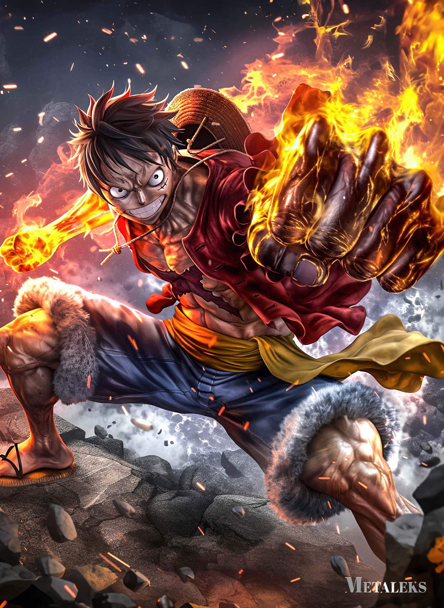 Monkey luffy of One Piece