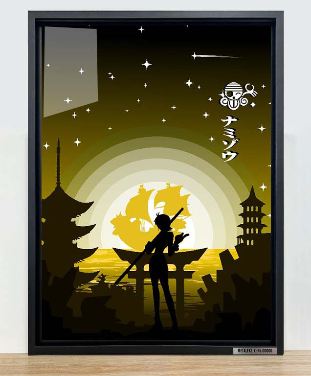 Nami one piece, silhouette