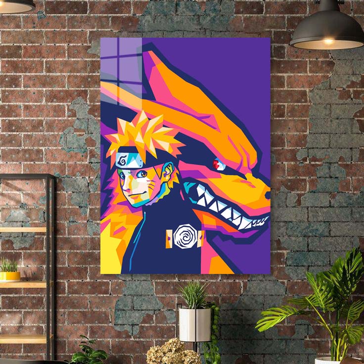 Naruto & Kurama WPAP