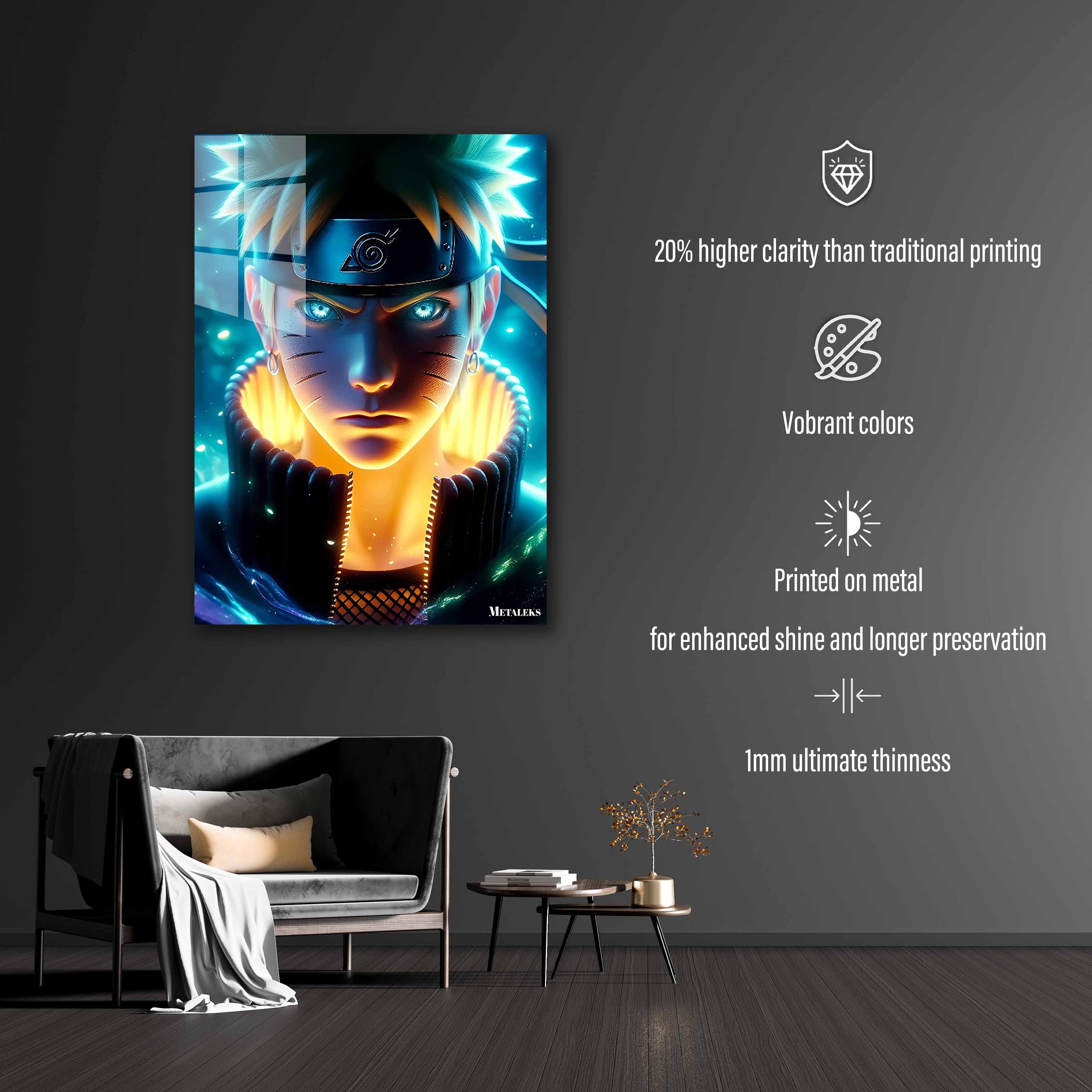 Naruto portrait glow