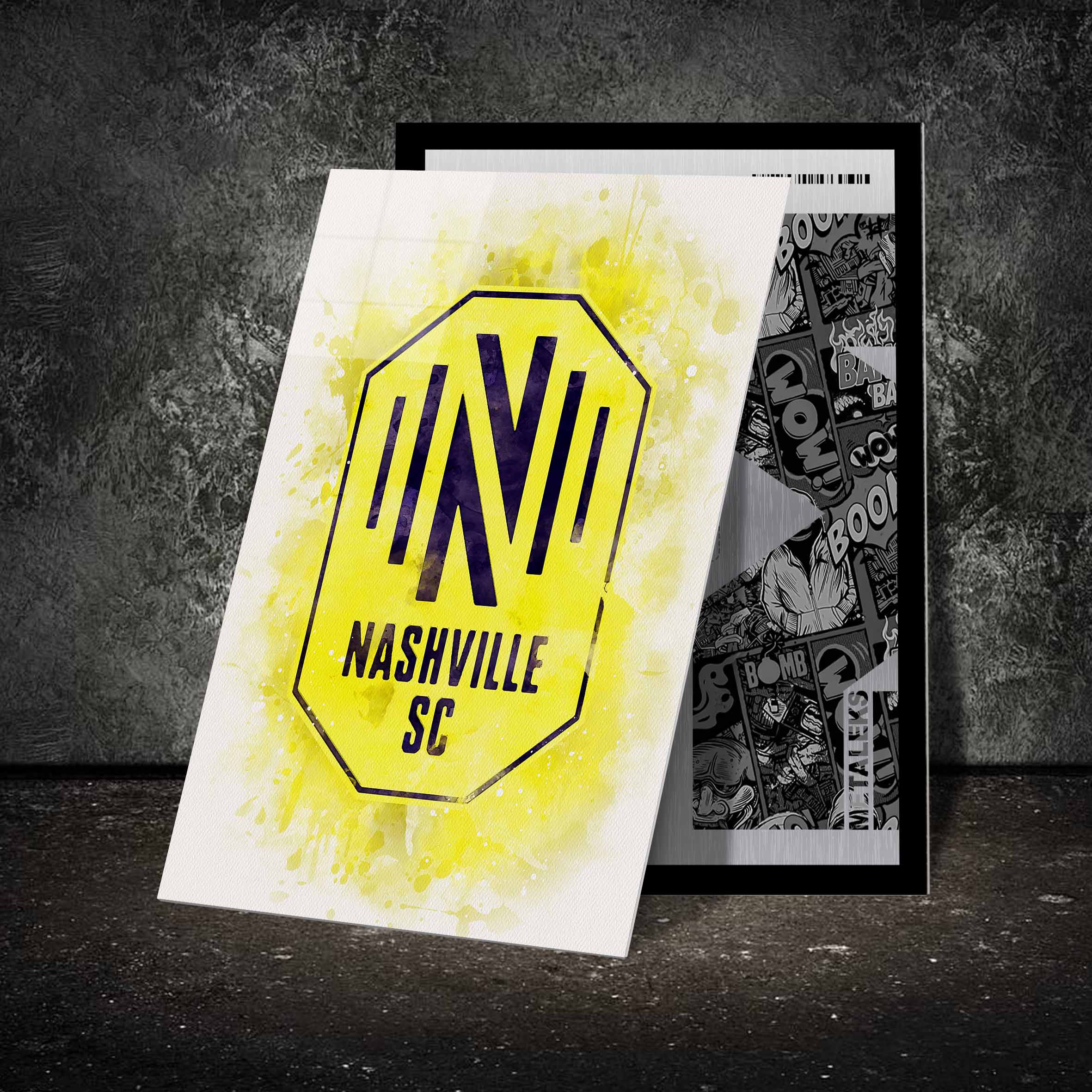 Nashville SC water color