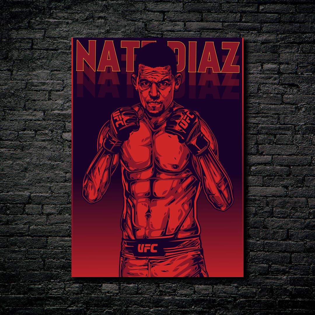 Nate Diaz Pop Art